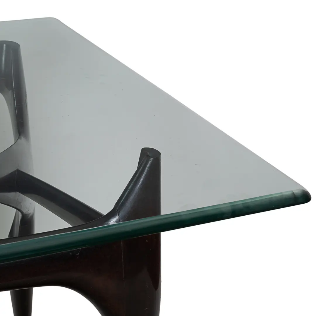 Important sculptural and unique FONTANA ARTE dining table, attr. Ico Parisi 1950 — photo 7