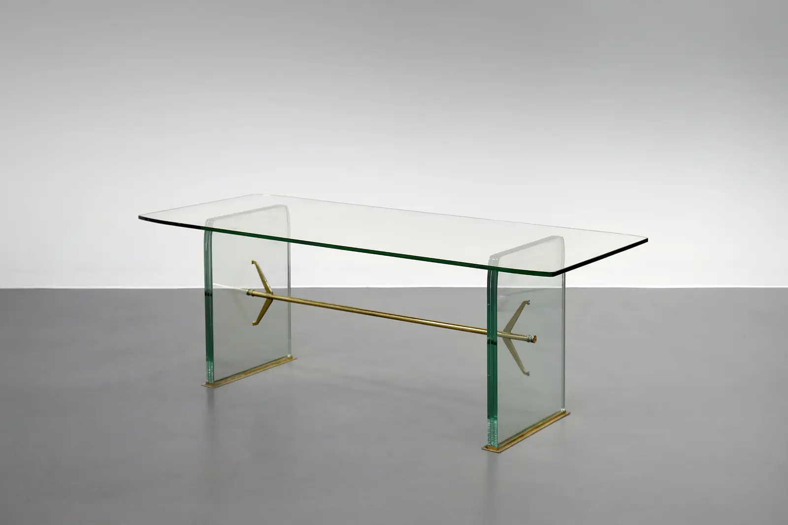 Important Pietro Chiesa Glass Dining Table by Fontana Arte, 1934 — Pietro Chiesa