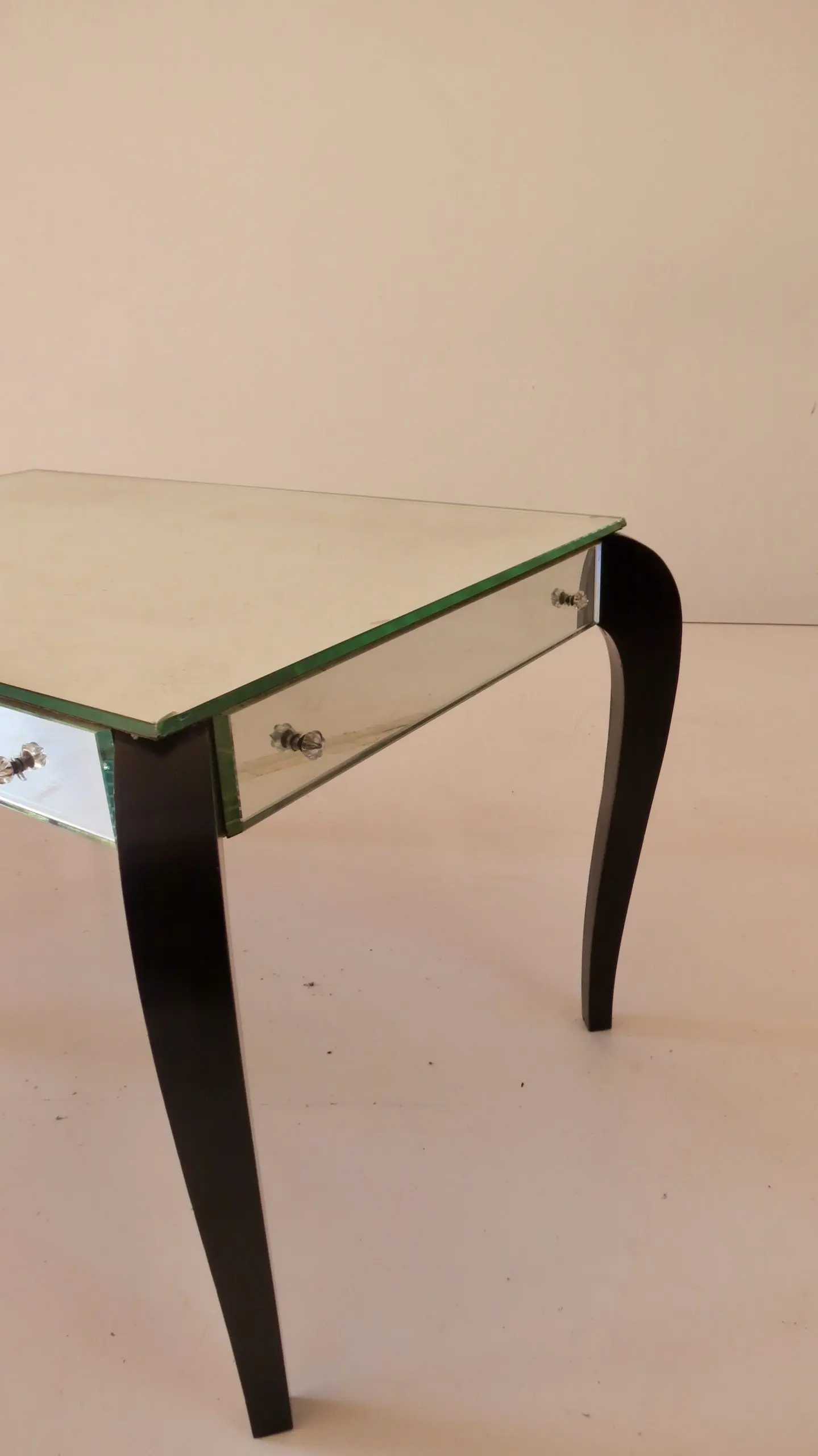 Rare Mirrored Glass Occasional Side Table, 1935 — photo 6