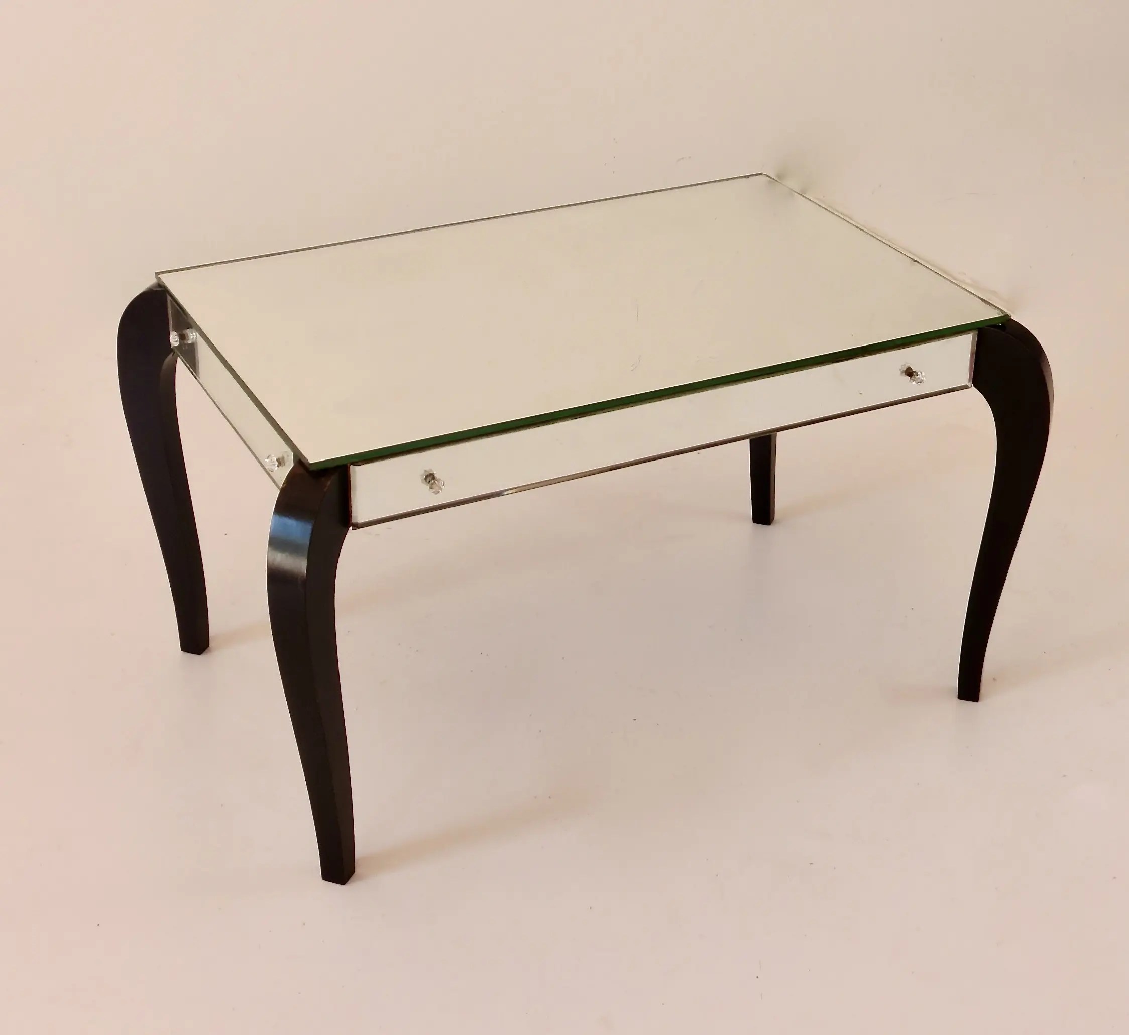 Rare Mirrored Glass Occasional Side Table, 1935 — photo 5