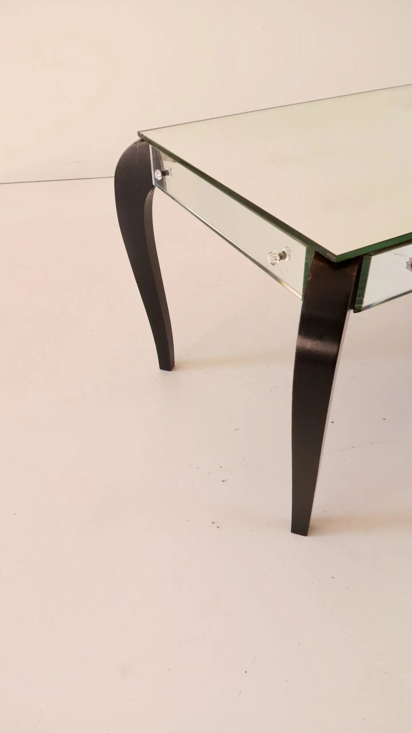Rare Mirrored Glass Occasional Side Table, 1935 — photo 8