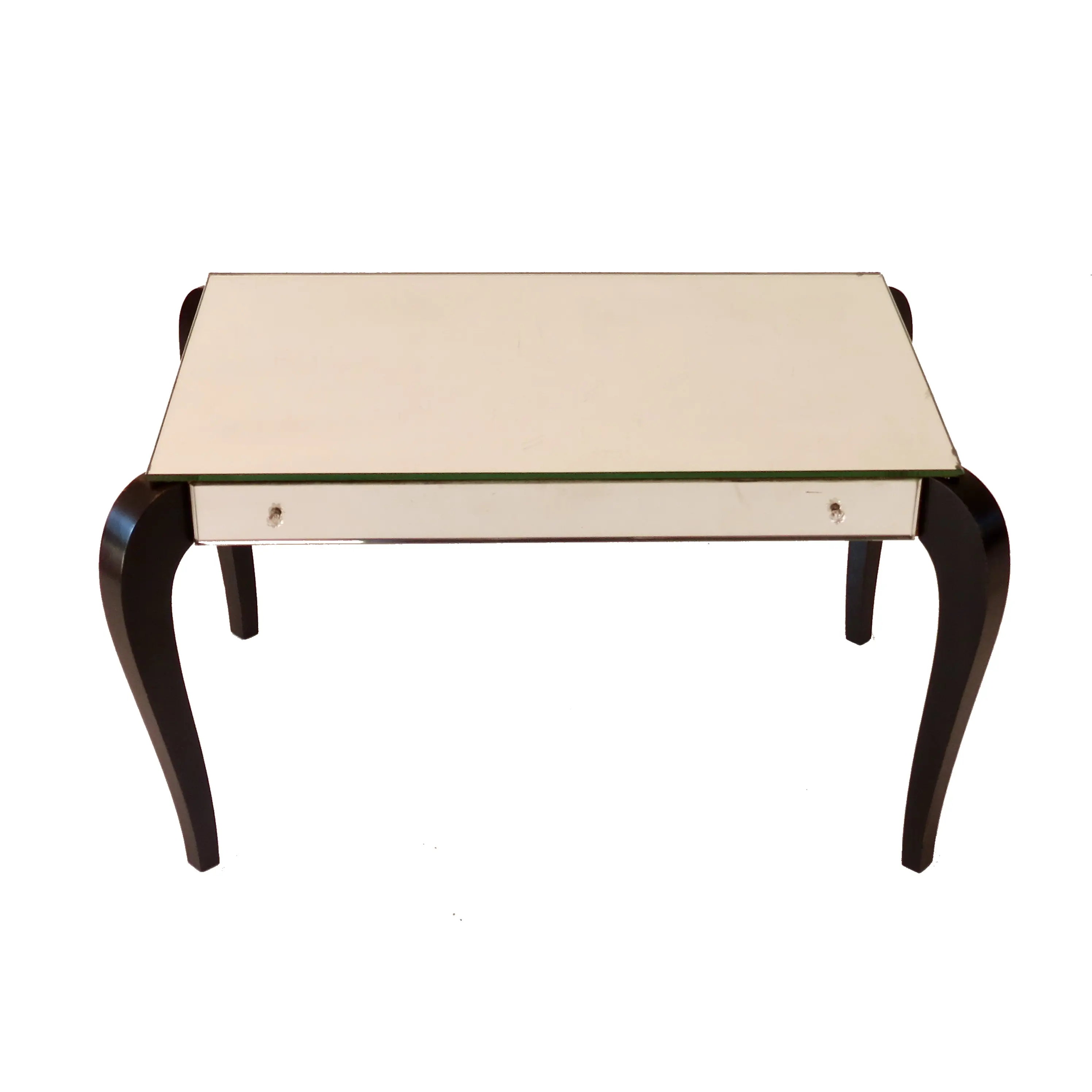 Rare Mirrored Glass Occasional Side Table, 1935 — Fontana Arte