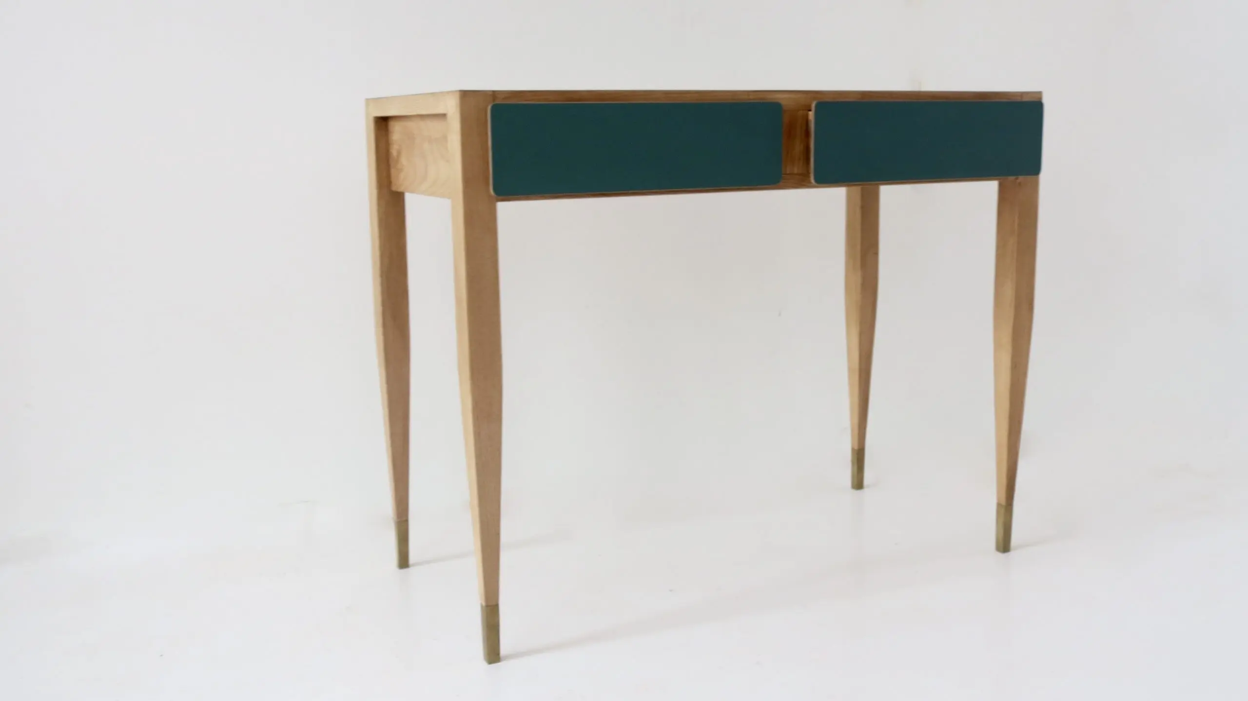 Gio Ponti Vanity Console Desk Formica from Hotel PdP Roma, 1964 and "602" Chair — photo 17