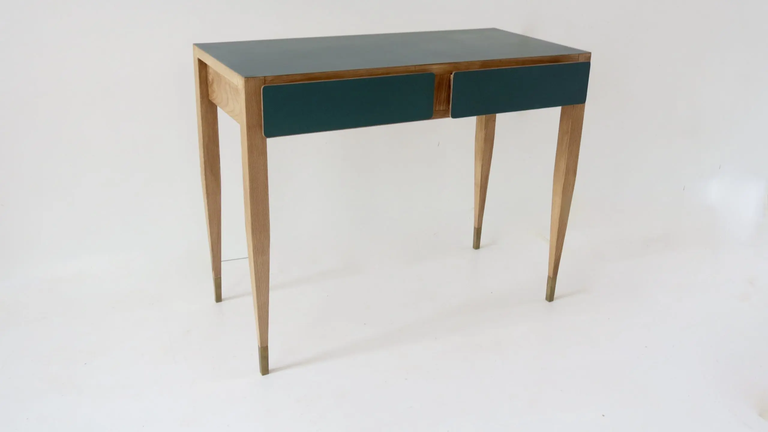 Gio Ponti Vanity Console Desk Formica from Hotel PdP Roma, 1964 and "602" Chair — photo 19