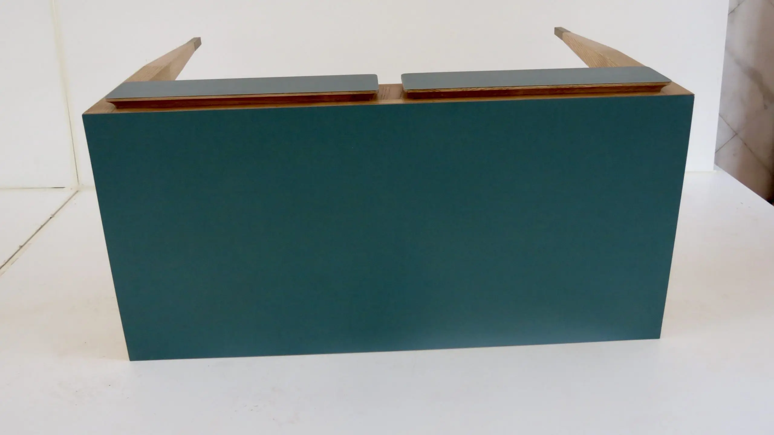 Gio Ponti Vanity Console Desk Formica from Hotel PdP Roma, 1964 and "602" Chair — photo 12