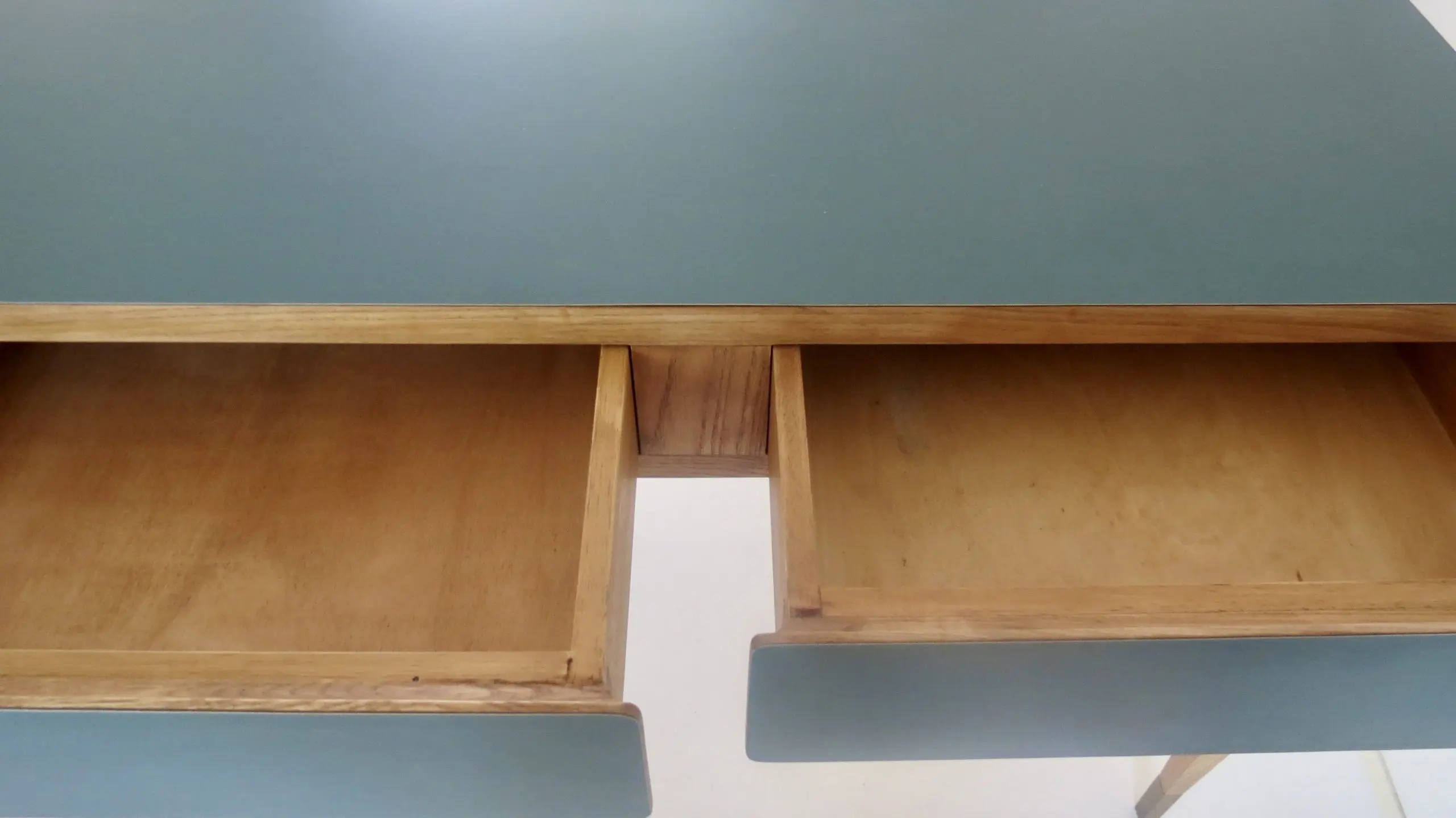 Gio Ponti Vanity Console Desk Formica from Hotel PdP Roma, 1964 and "602" Chair — photo 13