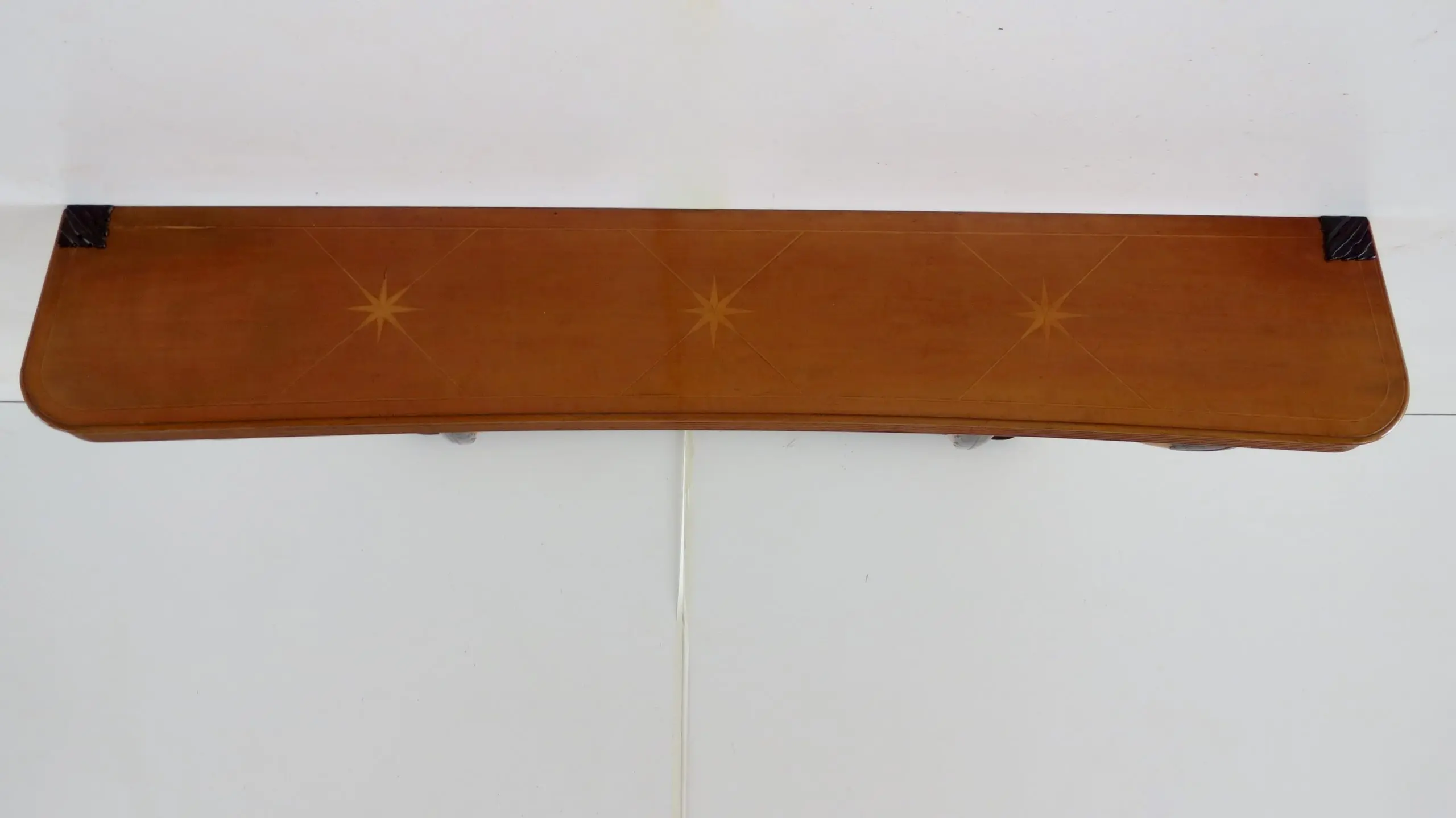 Large Important Inlaid Cherrywood Wall Console Tomaso Buzzi Attributed, c. 1940 — photo 5