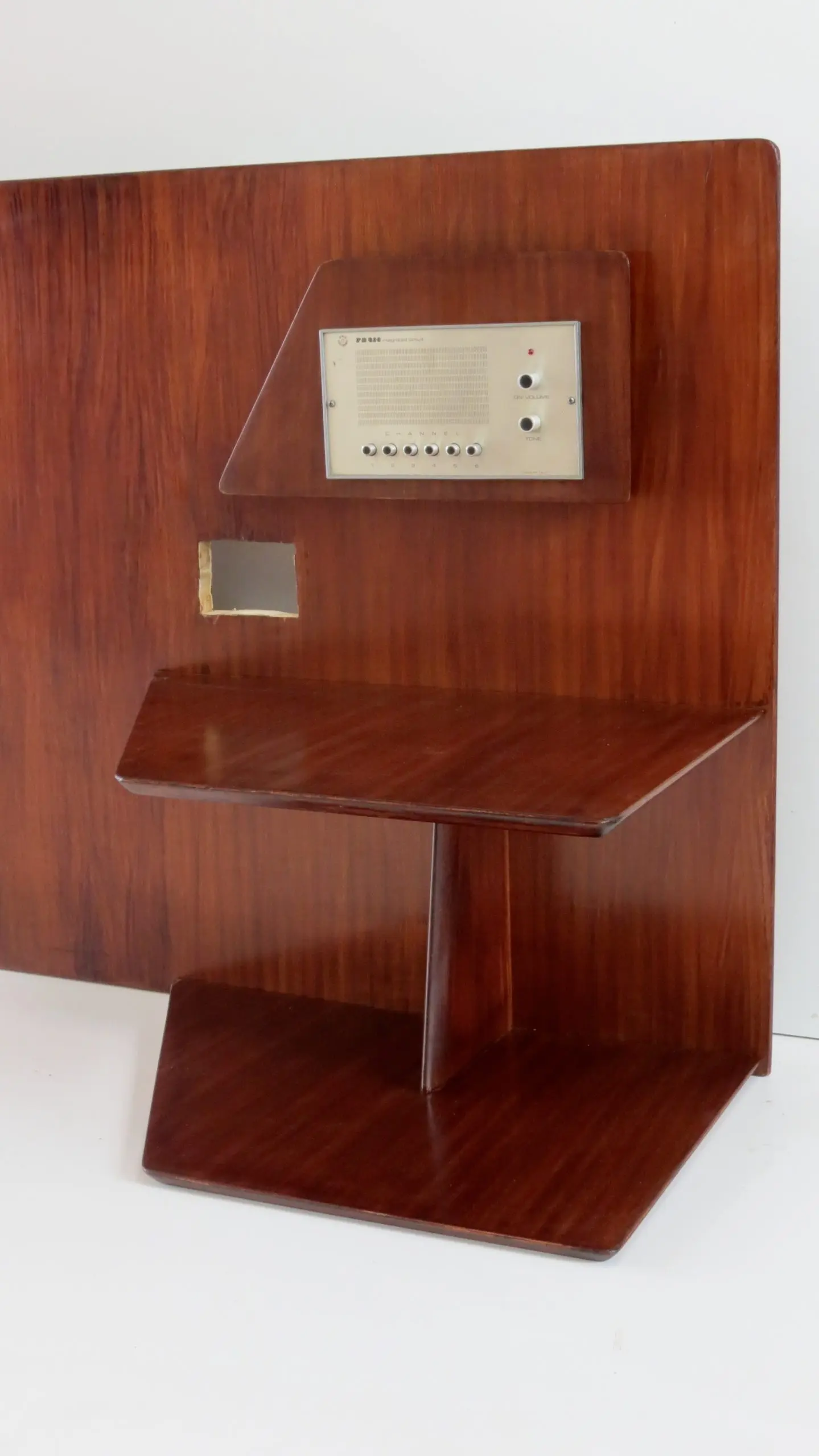 Gio Ponti, Pair of Fine Mahogany Headboards from Hotel Royal Naples, 1955 — photo 9