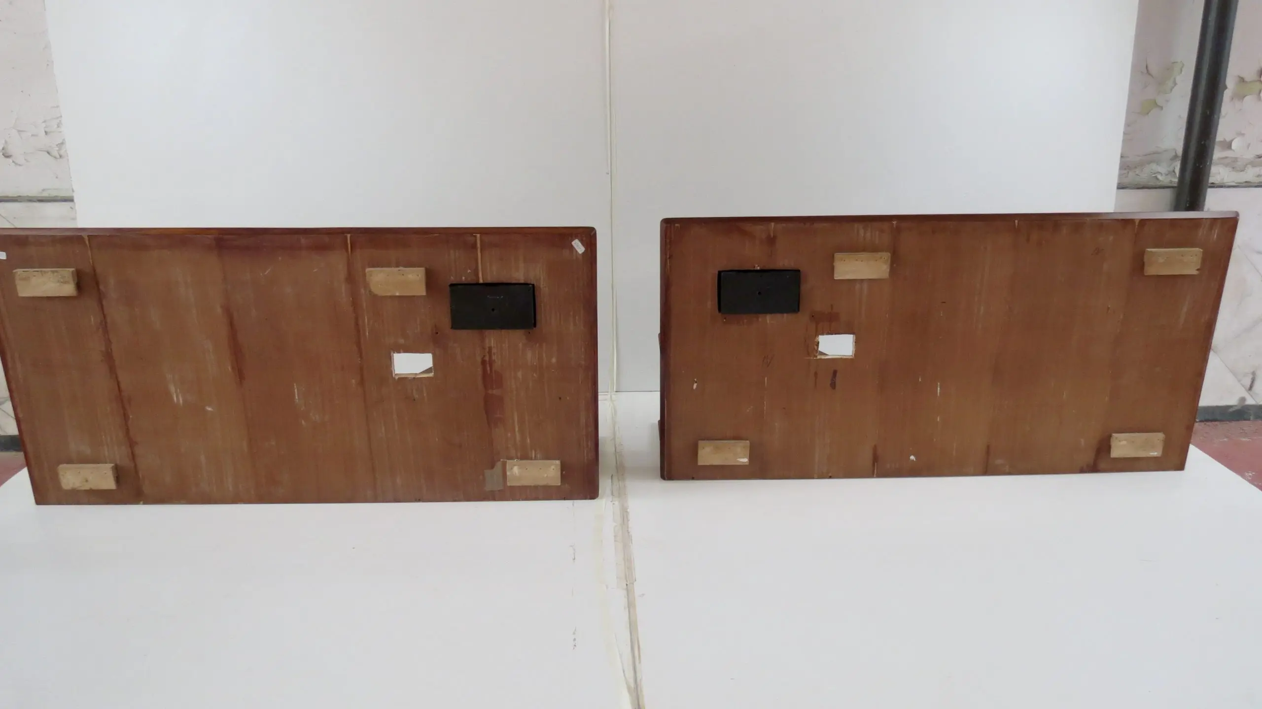 Gio Ponti, Pair of Fine Mahogany Headboards from Hotel Royal Naples, 1955 — image 2