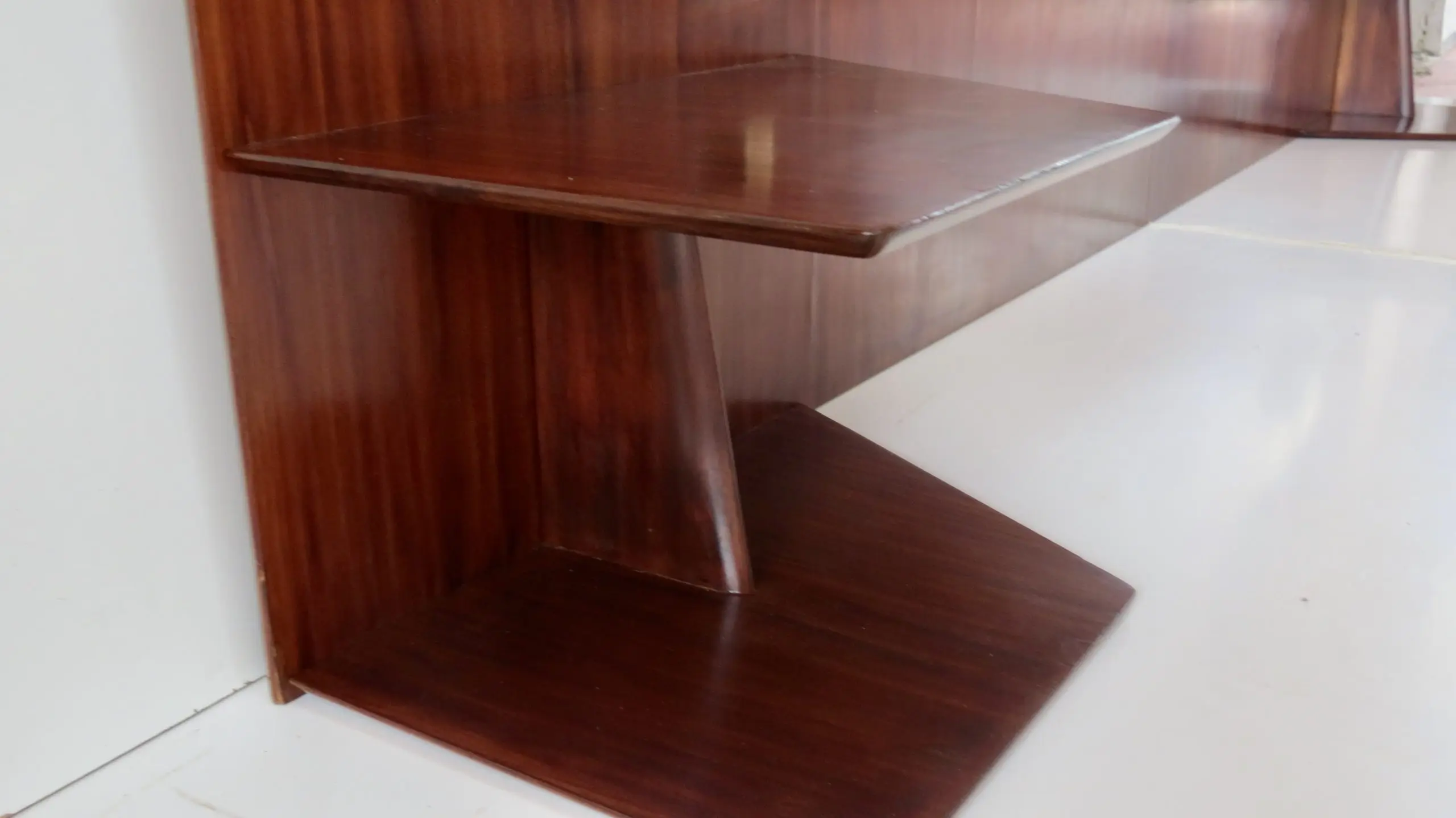 Gio Ponti, Pair of Fine Mahogany Headboards from Hotel Royal Naples, 1955 — photo 12