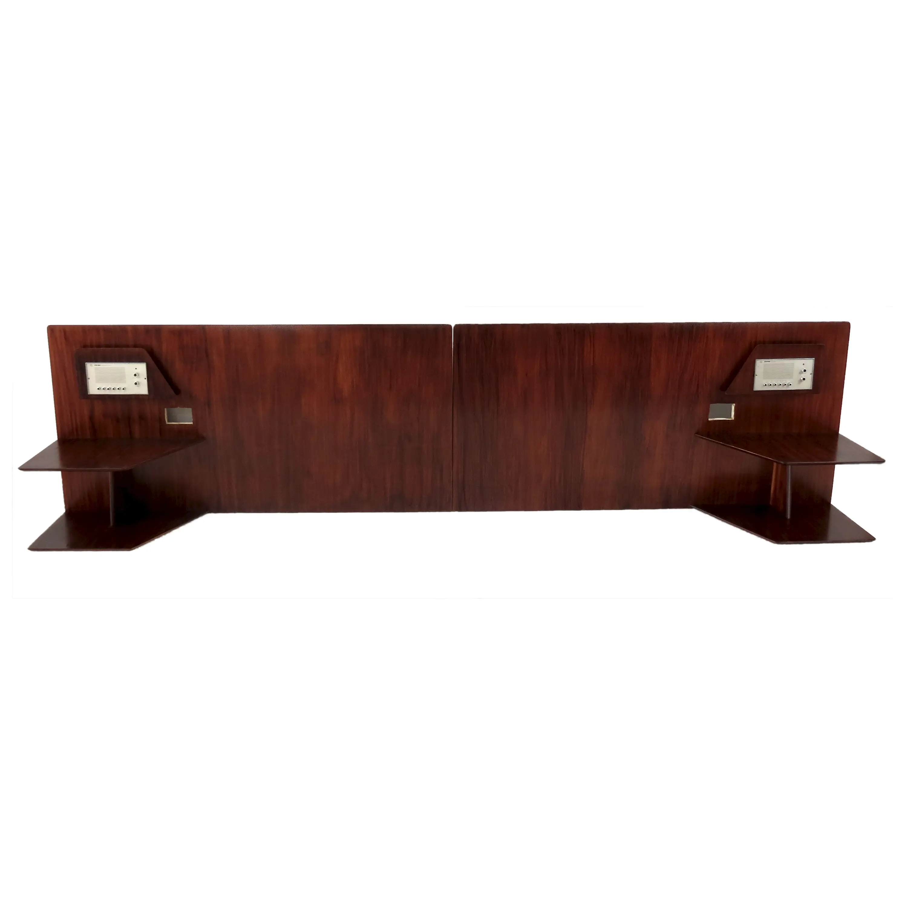 Gio Ponti, Pair of Fine Mahogany Headboards from Hotel Royal Naples, 1955 — photo 18