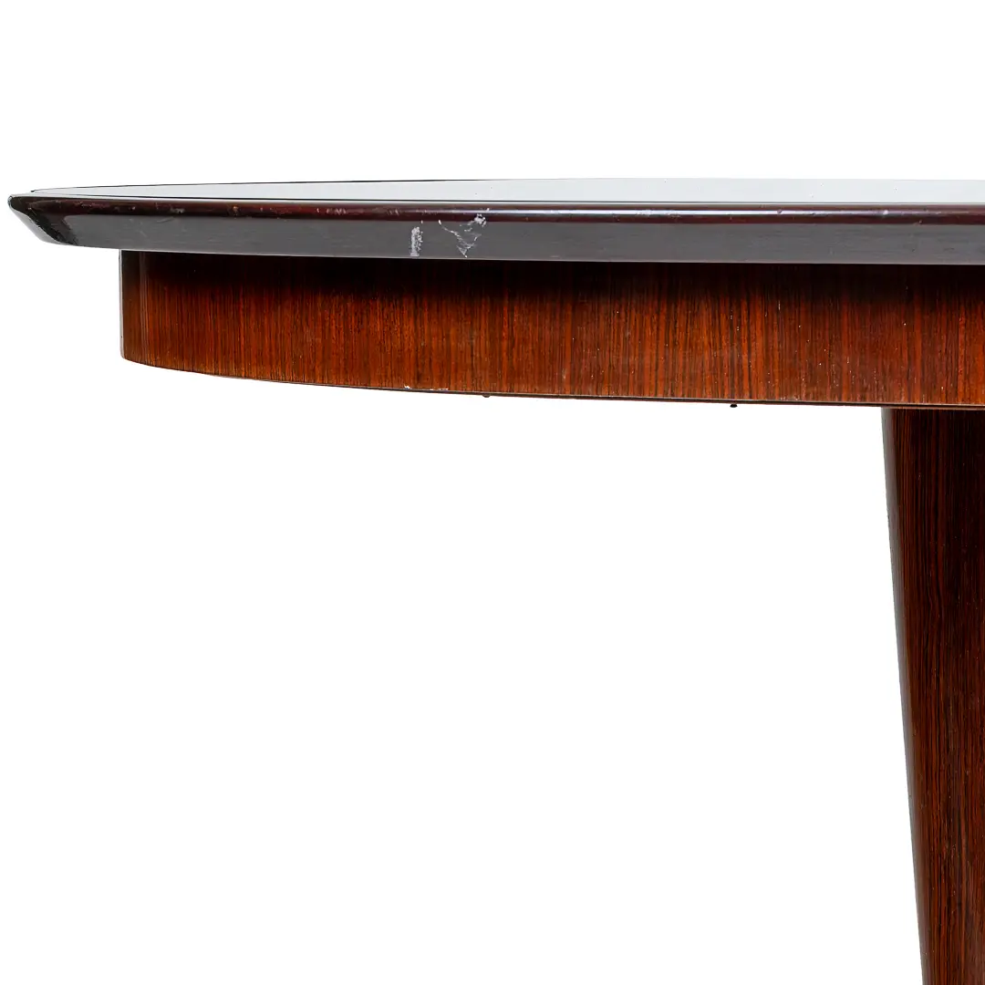 Rare Oval pink mirrored top Dining Table Attr. to Melchiorre Bega, circa 1950 — photo 10
