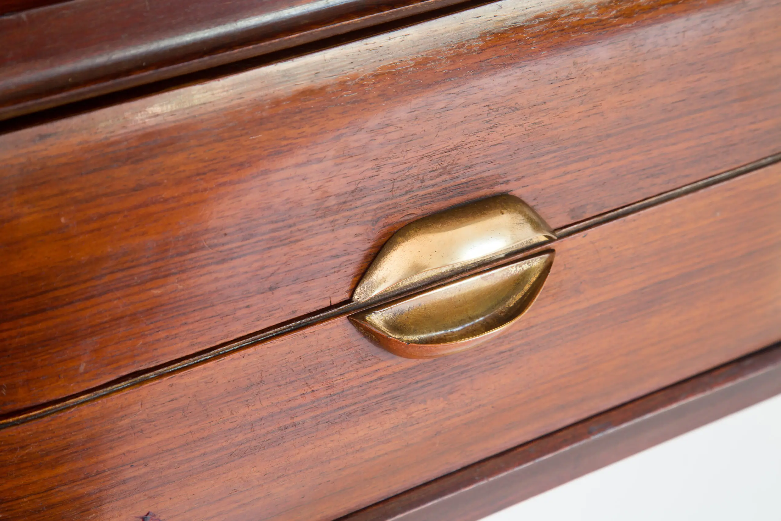 Important curved Guglielmo Ulrich Writing Desk, circa 1945 — photo 10