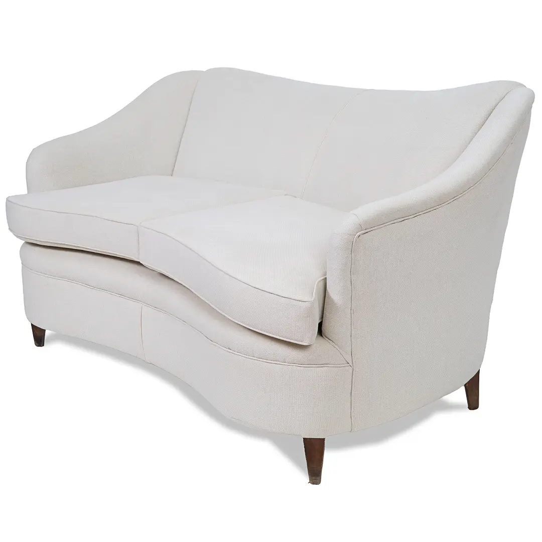Gio Ponti White Sofa from Casa & Giardino, circa 1938 — image 2