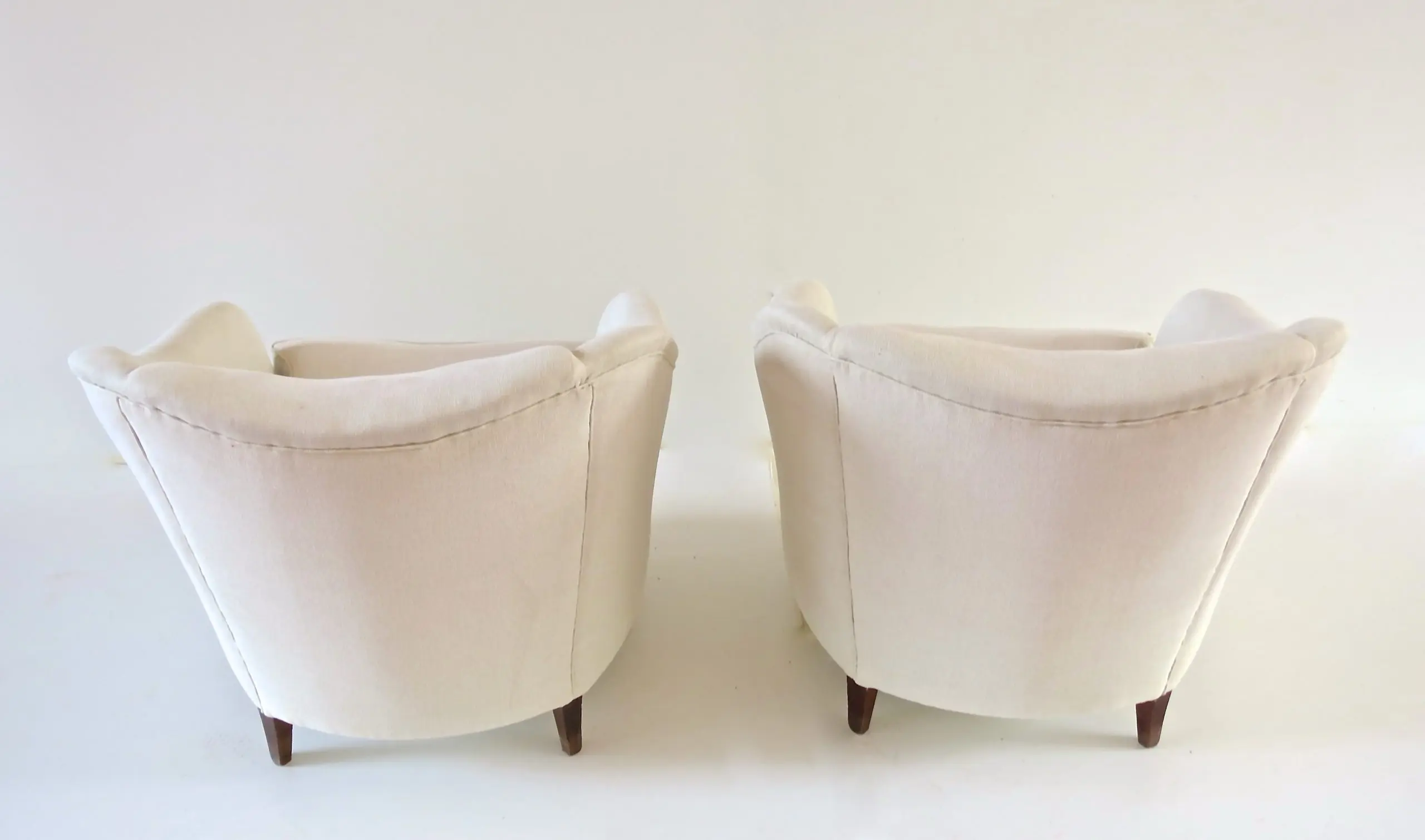 Gio Ponti Pair of White Armchairs Casa & Giardino, 1938 — photo 11