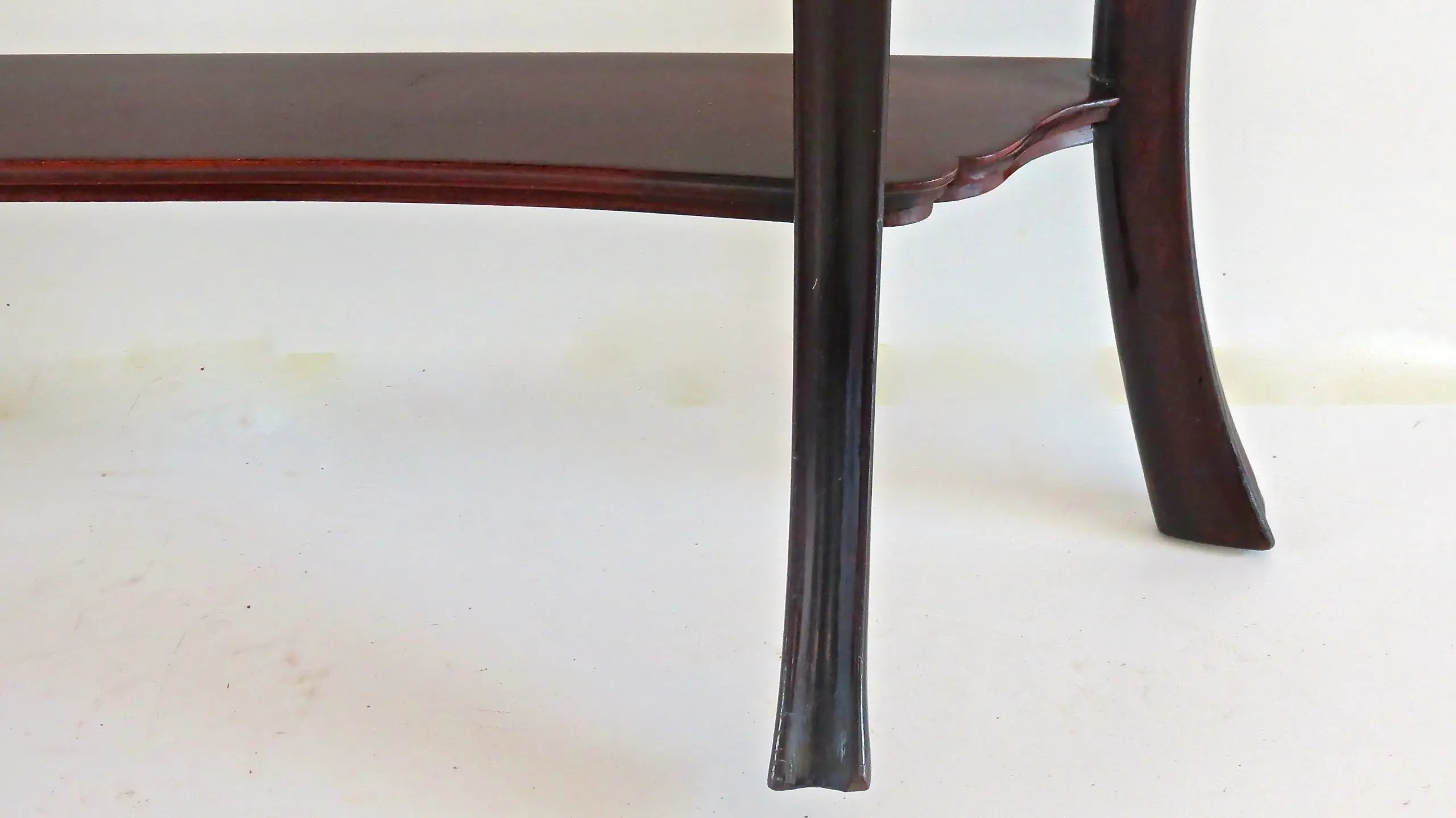 Pair of Unique Walnut Curved Console by Arch. Tempestini, 1951 — photo 7