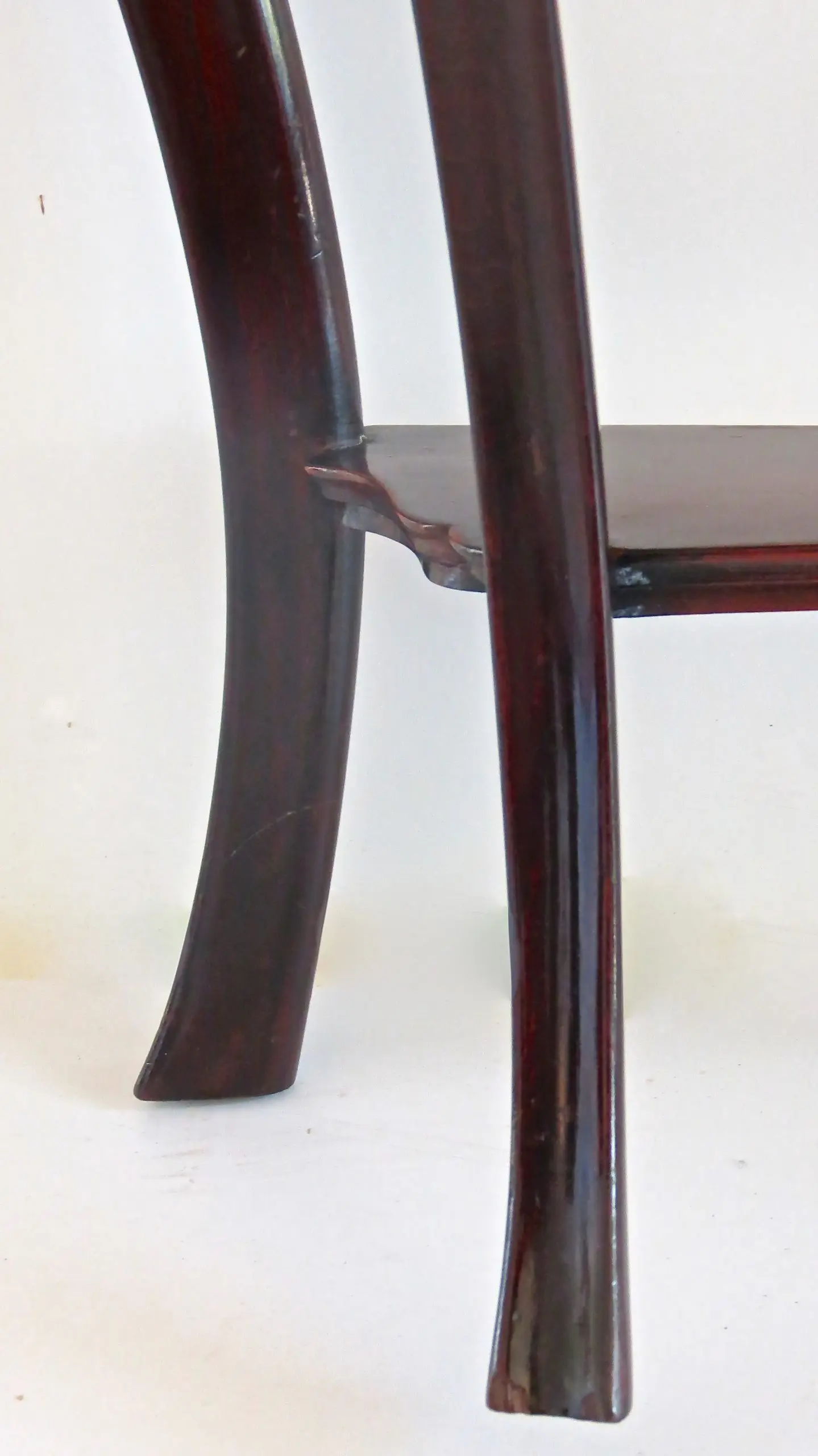 Pair of Unique Walnut Curved Console by Arch. Tempestini, 1951 — photo 11