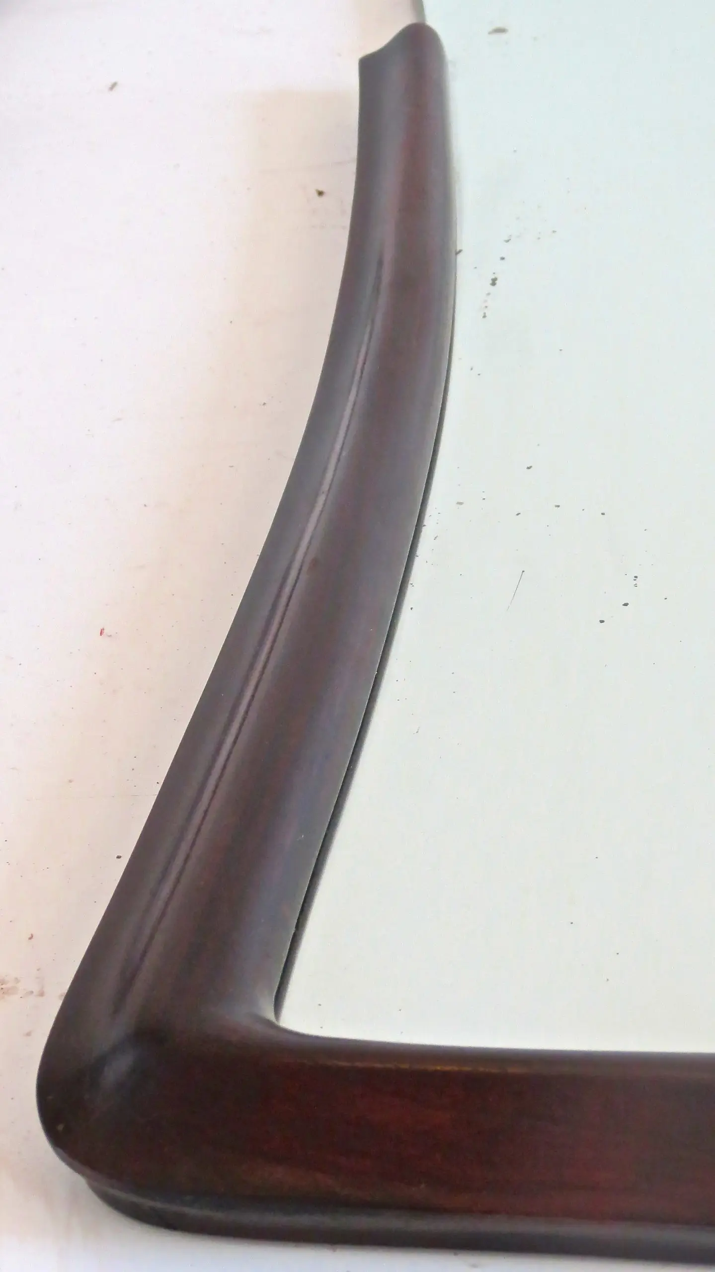 Pair of Unique Walnut Wall Mirrors by Arch. Tempestini, 1951 — photo 5