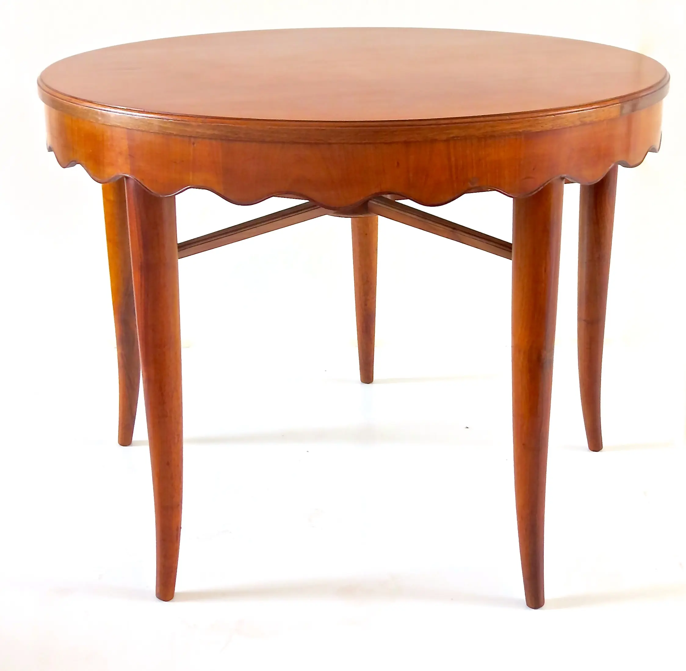 Paolo Buffa Unique Round Dining Table Cherrywood, 1950 — Paolo Buffa, Mario Quarti