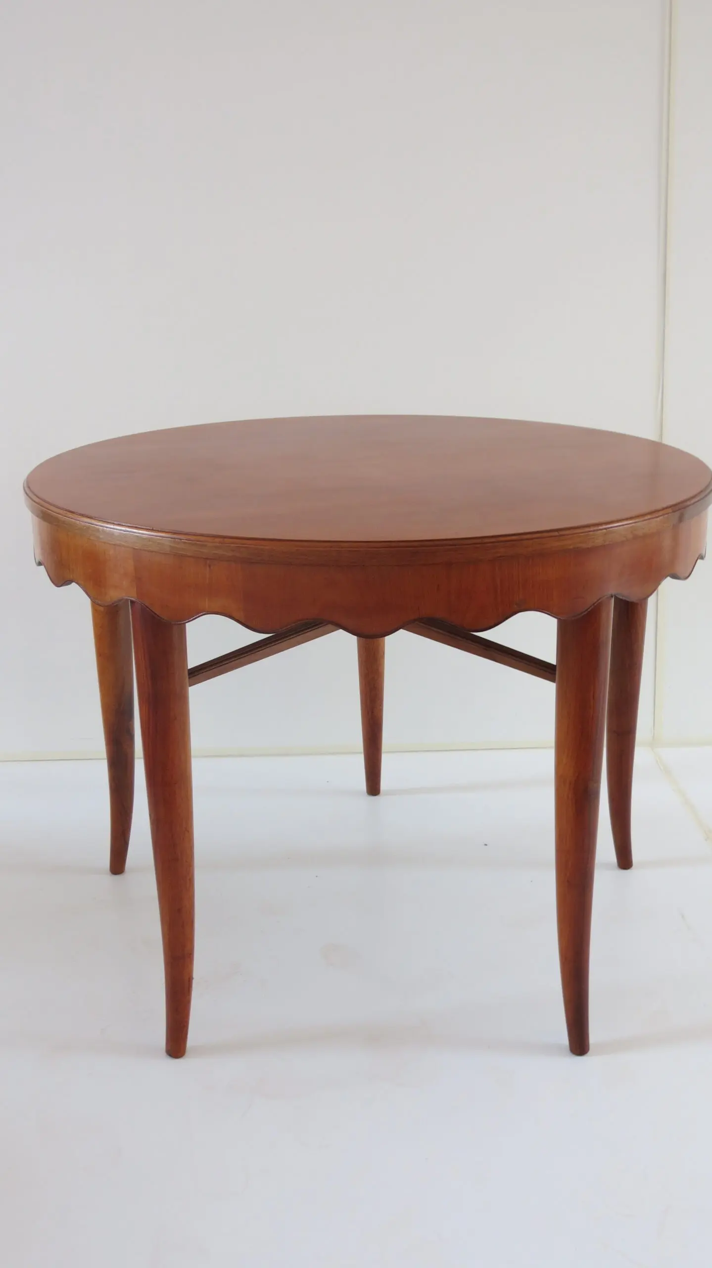 Paolo Buffa Unique Round Dining Table Cherrywood, 1950 — photo 14
