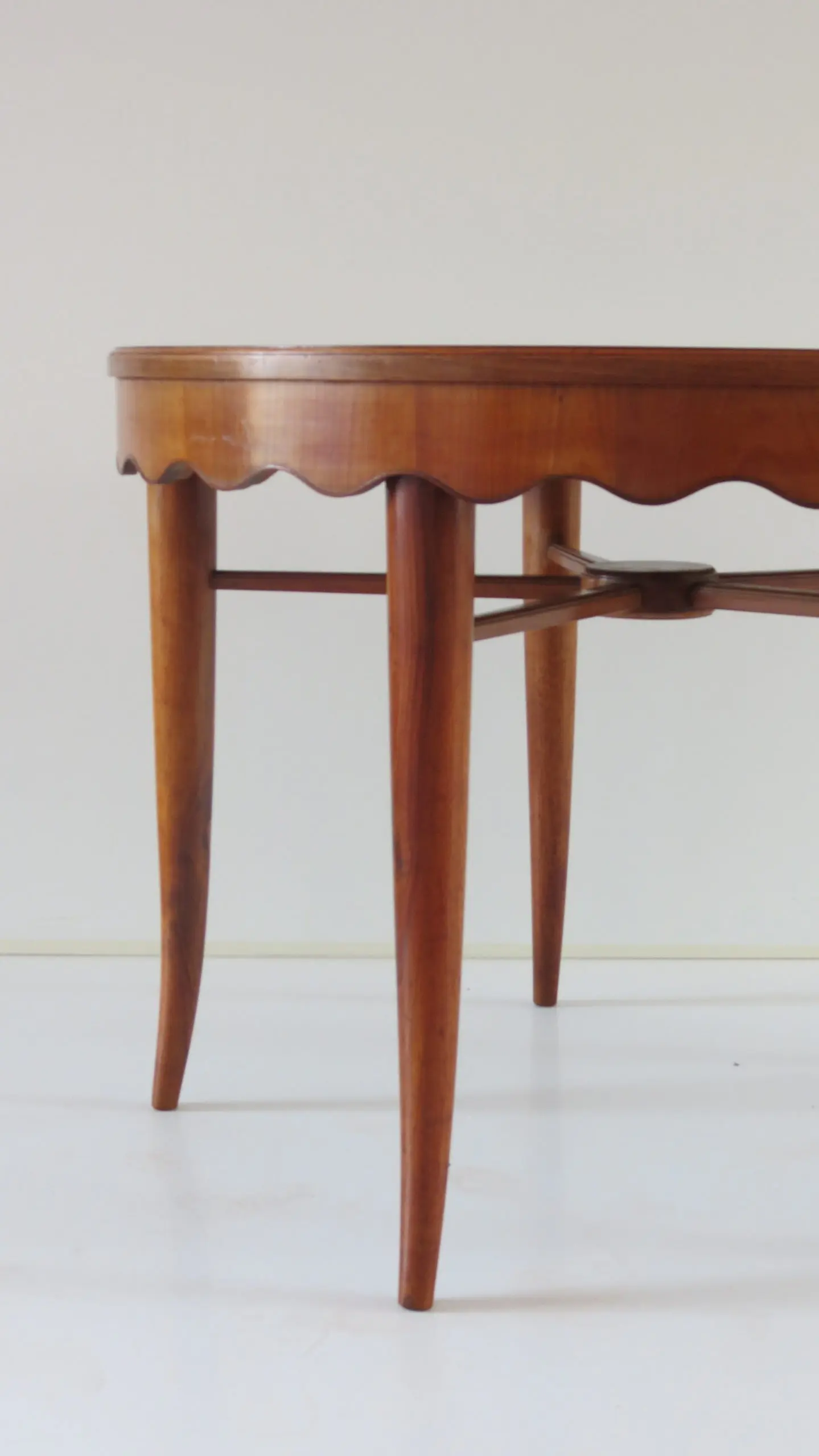 Paolo Buffa Unique Round Dining Table Cherrywood, 1950 — photo 19