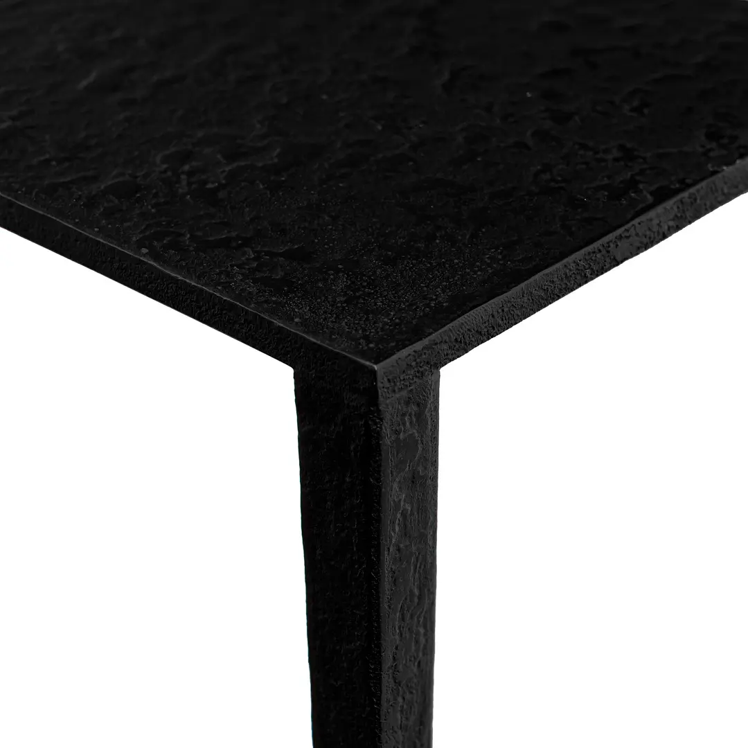 Pair of Important Black Brass Console Tables "Essenziali" by Lorenzo Ciompi, 2018 — photo 8