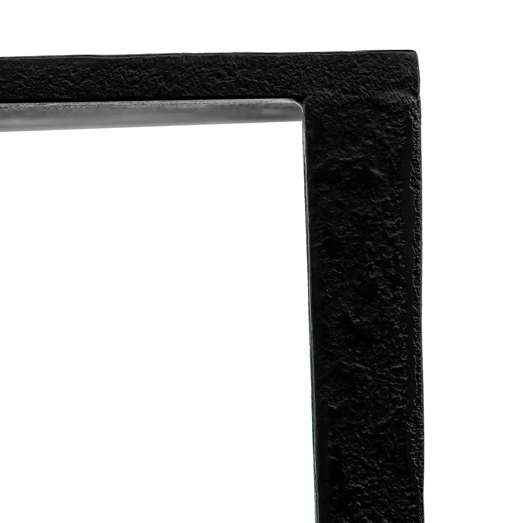 Pair of Important Black Brass Console Tables "Essenziali" by Lorenzo Ciompi, 2018 — photo 7