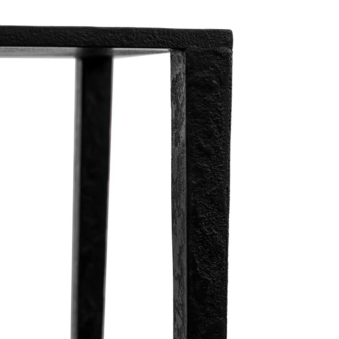 Pair of Important Black Brass Console Tables "Essenziali" by Lorenzo Ciompi, 2018 — photo 5