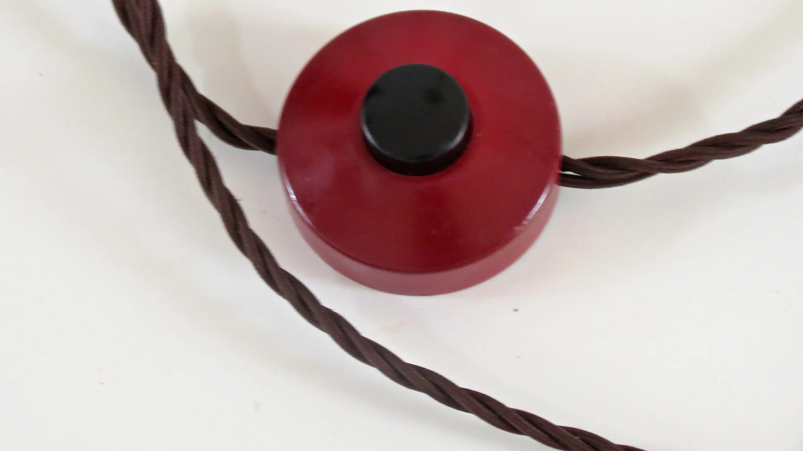 three lights red floor Lamp,  by Lumi circa 1950 — photo 13